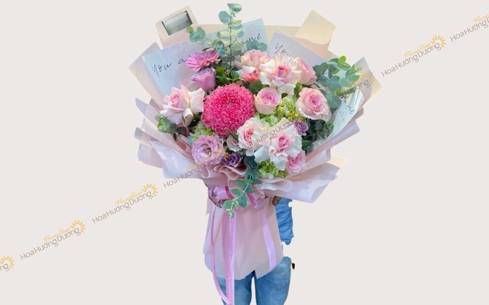 Bó hoa tươi chúc mừng