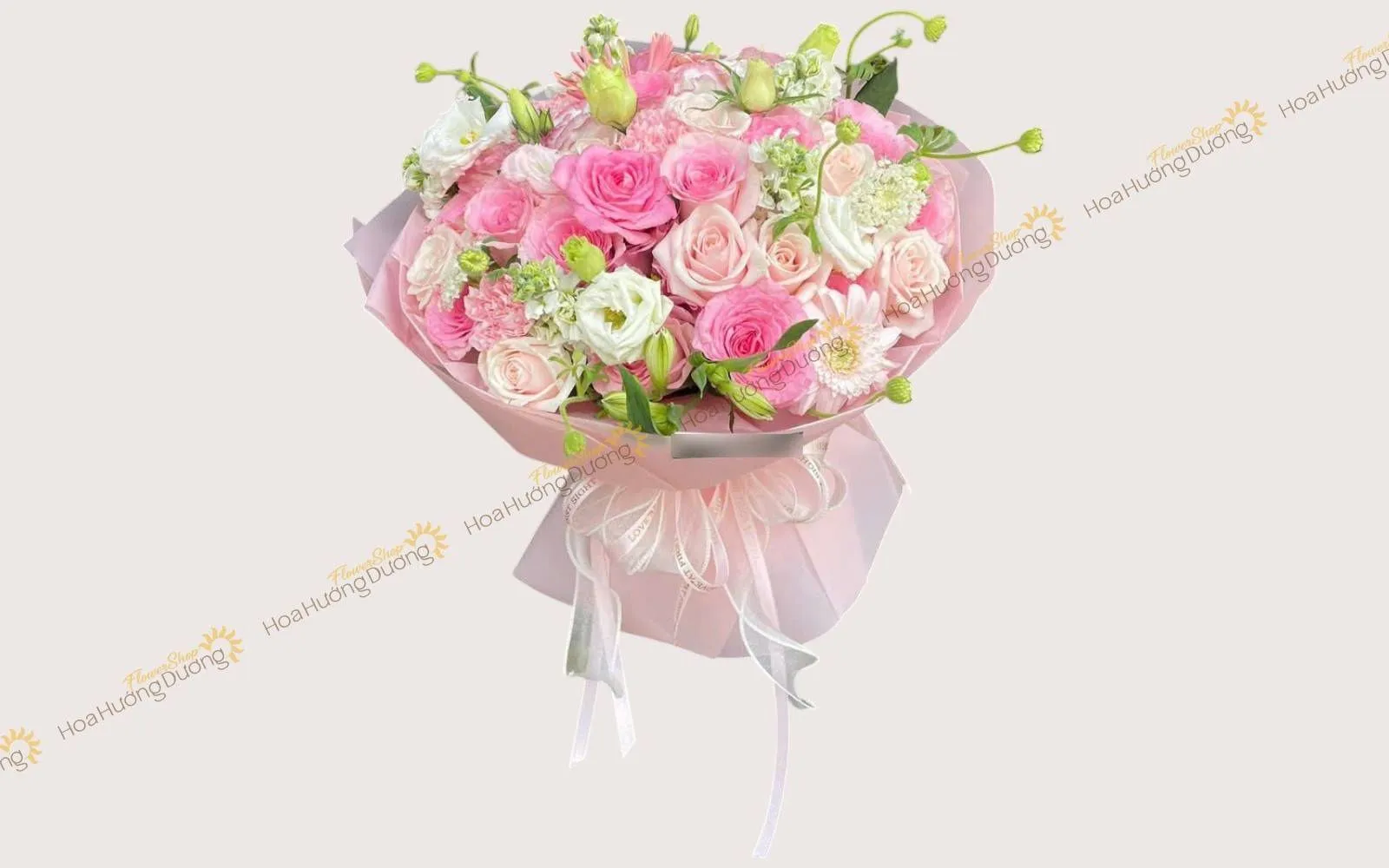 Mẫu bó hoa tươi tặng khai trương