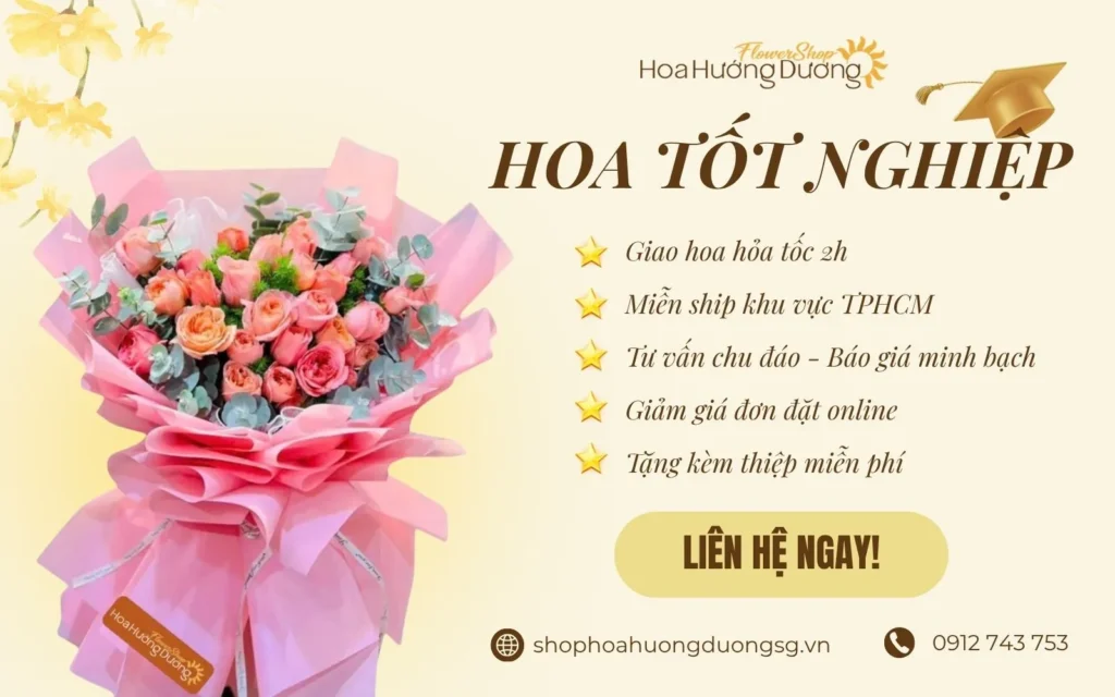 Shop Hoa Hướng Dương - Tiệm hoa tươi tặng tốt nghiệp