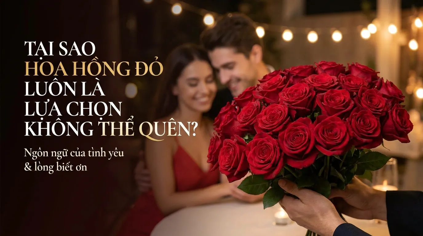 Bó Hoa Hồng Đỏ Tặng Người Yêu | Shop Hoa Giao Nhanh 2h