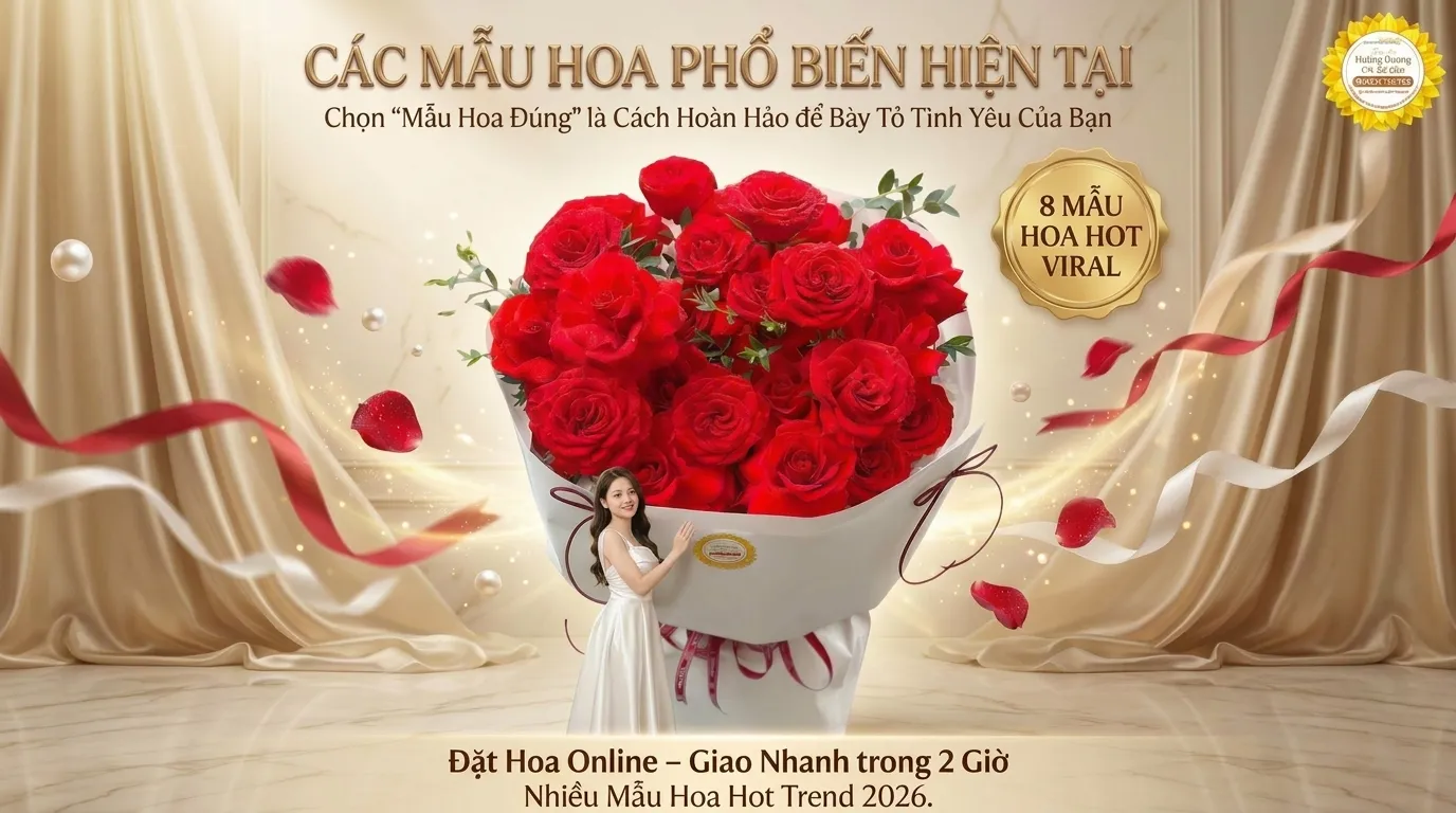 Mẫu Hoa Được Yêu Thích Hiện Nay — Chọn ‘Đúng Gu’ Là Cách Tỏ Tình Hoàn Hảo Nhất