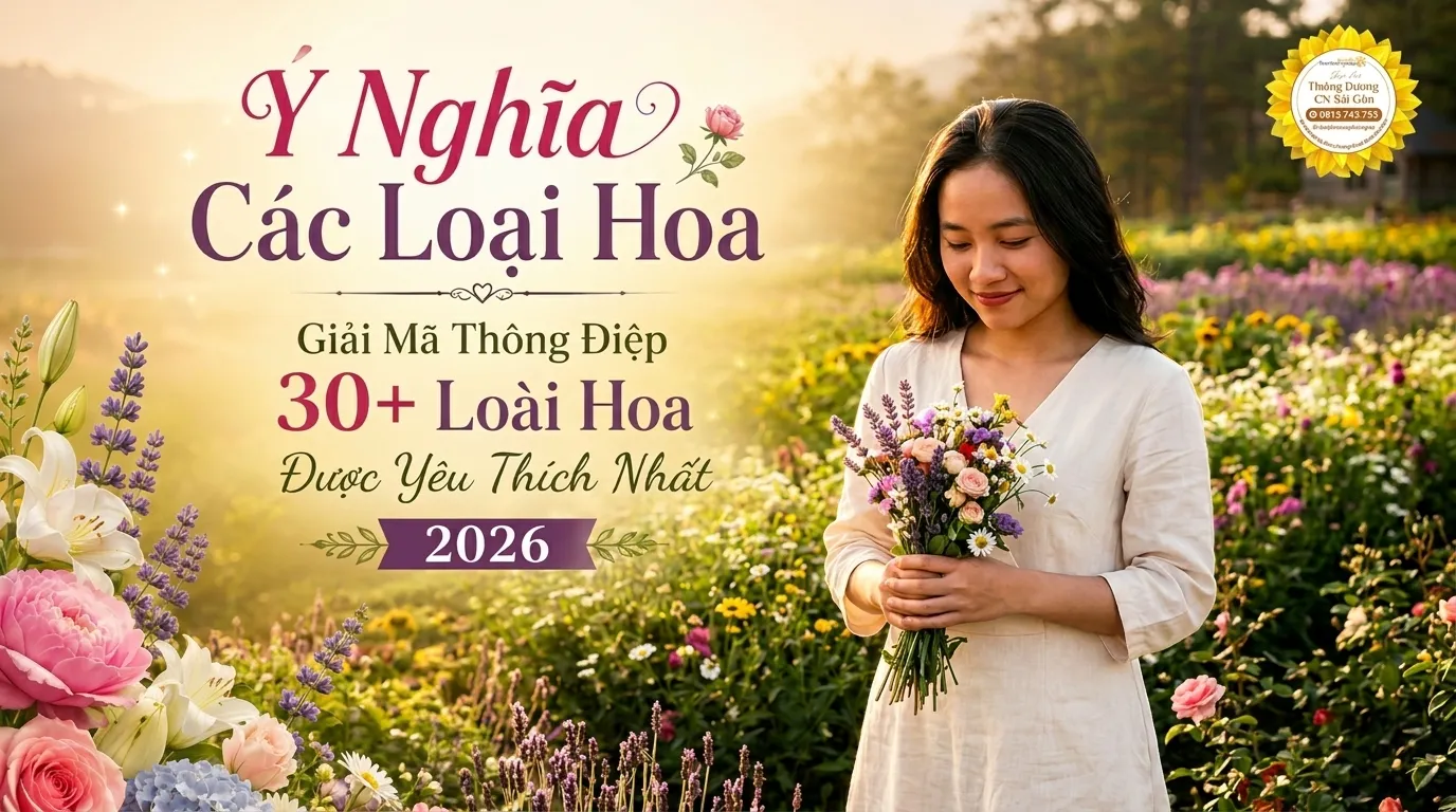 Ý Nghĩa Các Loại Hoa – Giải Mã Thông Điệp 30+ Loài Hoa Được Yêu Thích Nhất 2026