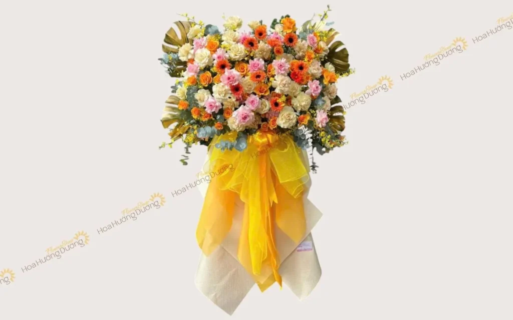lẵng hoa chúc mừng thành lập công ty