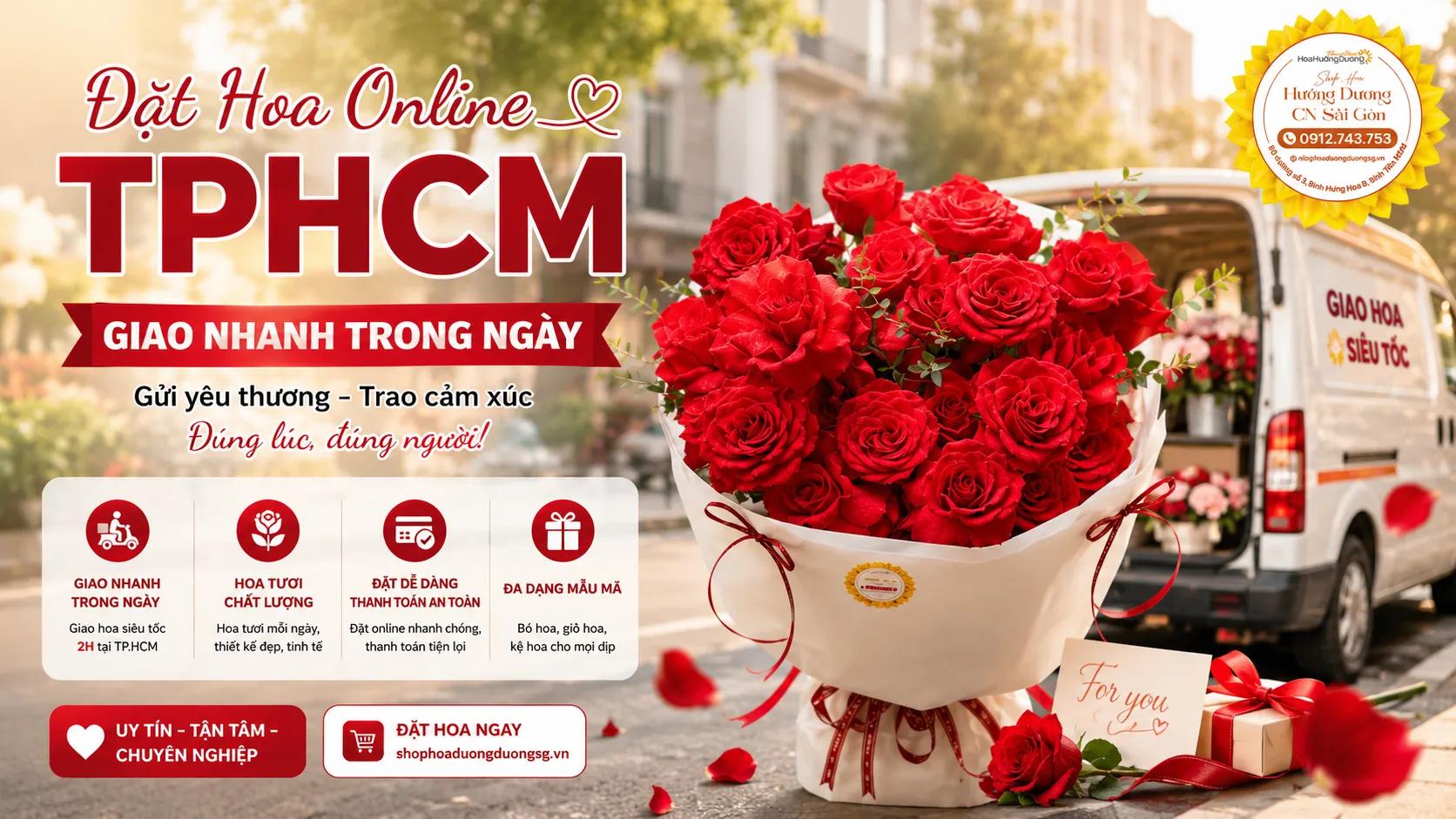 Đặt Hoa Online TPHCM Giao Nhanh Trong Ngày