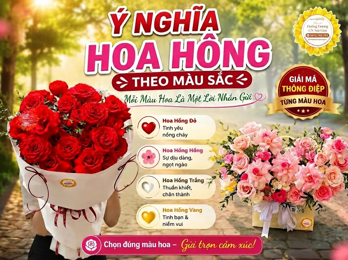 Ý Nghĩa Hoa Hồng Theo Màu Sắc - Mỗi Màu Hoa Là Một Lời Nhắn Gửi