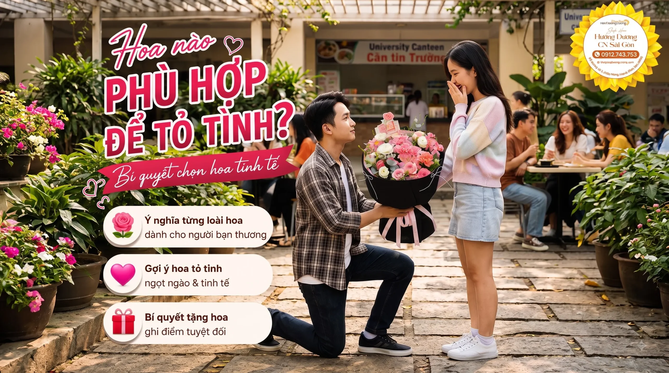 Hoa Nào Phù Hợp Để Tỏ Tình? Bí Quyết Chọn Hoa Tinh Tế
