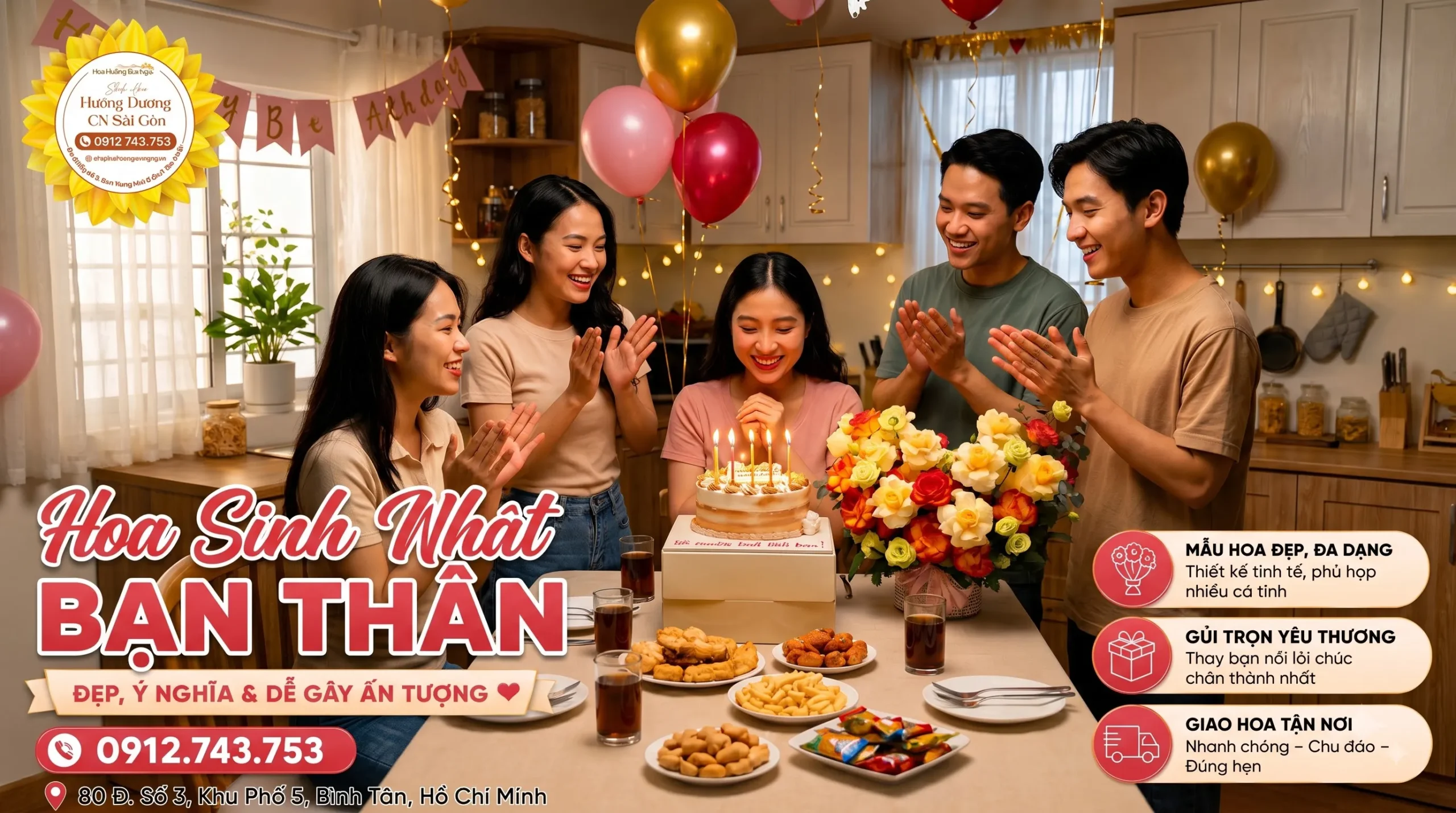 Hoa Sinh Nhật Bạn Thân Đẹp, Ý Nghĩa Và Dễ Gây Ấn Tượng