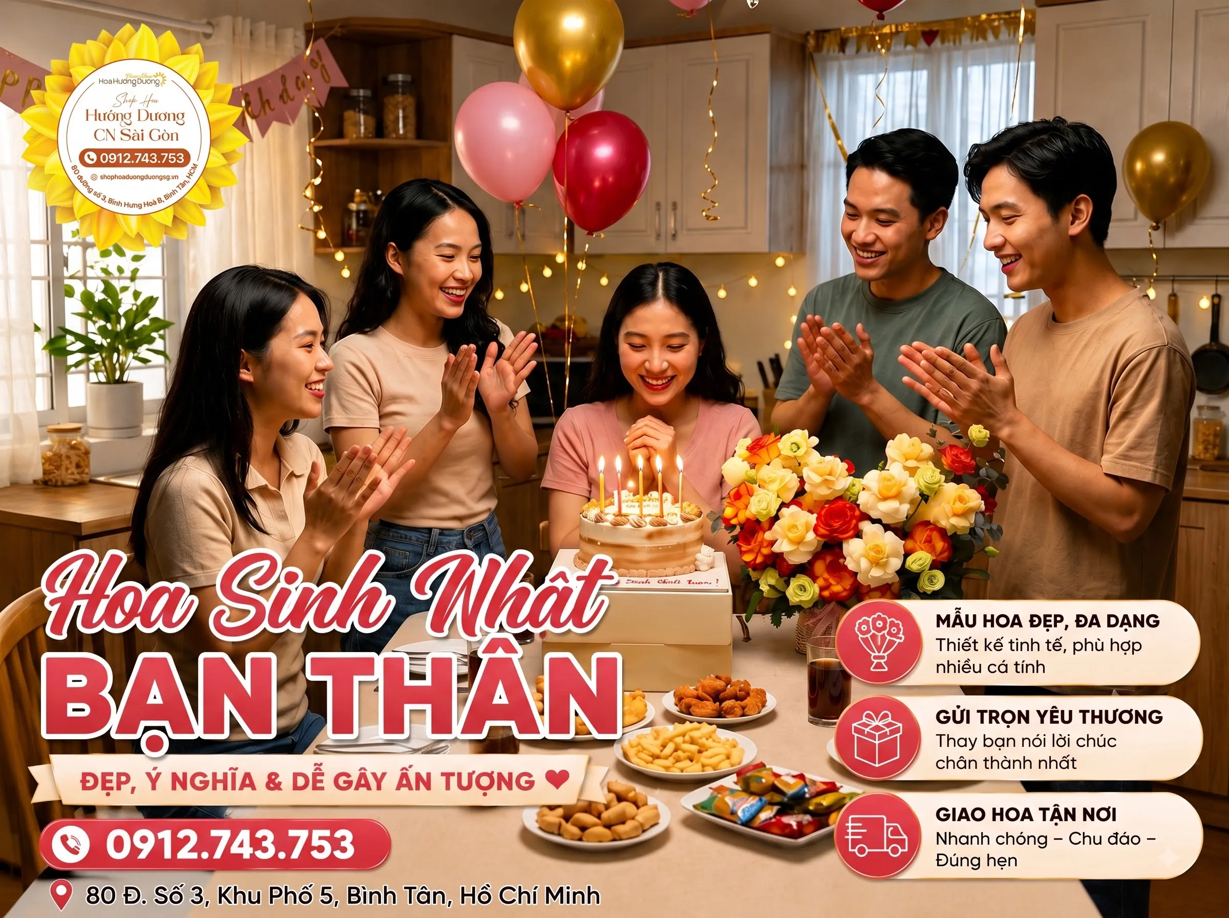 Hoa Sinh Nhật Bạn Thân Đẹp, Ý Nghĩa Và Dễ Gây Ấn Tượng