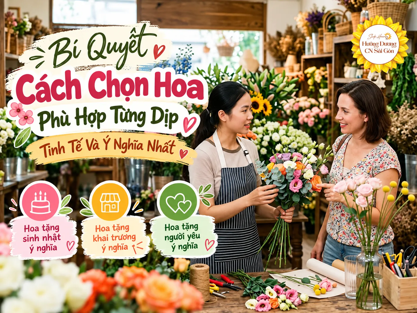 Bí Quyết Cách Chọn Hoa Phù Hợp Từng Dịp Tinh Tế Và Ý Nghĩa Nhất